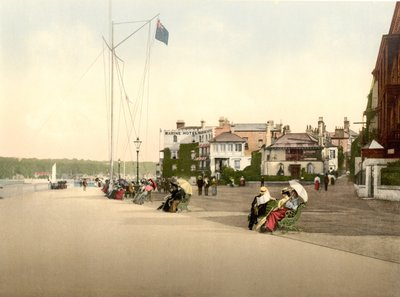 El Paseo, Cowes, IOW, pub. c.1890 - 1900 de English Photographer
